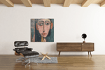 Olieverf Kunst – Vierkante Canvas Wanddecoratie – Canvas Wandkunst in Vierkante Uitvoering