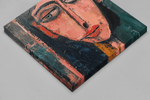 Olieverf Kunst – Vierkante Canvas Wanddecoratie – Canvas Wandkunst in Vierkante Uitvoering