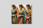 Vrouwen – Vierkante Canvas Wandkunst