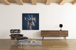 Coole Giraffe – Canvas Decoratie voor de Wand