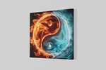 Yin Yang – Ontwerp 2 – Canvas Decoratie voor de Wand