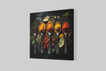 Specerijen – Vierkant Canvas Schilderij voor de Wand