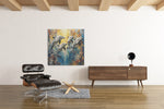 Dolfijnen – Vierkant Canvas Kunstwerk voor het Interieur