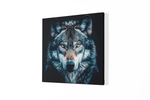 Wolf – Vierkante Canvas Wandkunst