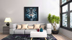 Wolf – Vierkante Canvas Wandkunst