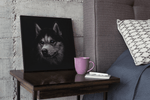 Hond Husky – Canvas Decoratie voor de Wand
