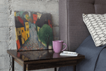 Kunst Dorp – Vierkante Canvas Wandkunst