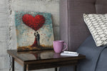 Liefde kunst – Canvas Decoratie voor de Wand