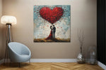 Liefde kunst – Canvas Decoratie voor de Wand