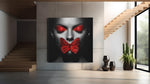 Vrouw Rode Vlinder – Canvas Schilderij als Wanddecoratie