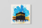 Kaaba – Modern Canvas Schilderij – Vierkant Canvas Kunst voor de Muur