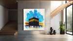 Kaaba – Modern Canvas Schilderij – Vierkant Canvas Kunst voor de Muur