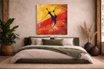 Moderne Danskunst – Vierkant Canvas Kunst voor de Muur