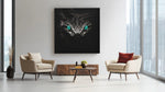 Zwarte Slang – Canvas Decoratie voor de Wand