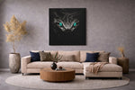 Zwarte Slang – Canvas Decoratie voor de Wand