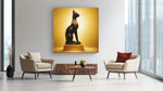 Kattenbeeld – Canvas Wanddecoratie in Vierkante Vorm