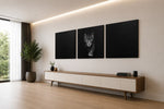 Luipaard – Canvas Wanddecoratie in Vierkante Vorm