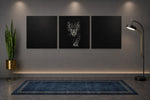 Luipaard – Canvas Wanddecoratie in Vierkante Vorm
