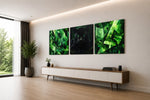 Panter – Vierkant Canvas Kunstwerk voor het Interieur