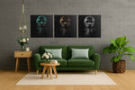 Vrouw – Vierkante Canvas Wanddecoratie – Canvas Wanddecoratie in Vierkante Vorm