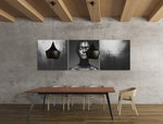 Vrouw – Ontwerp 2 – Modern Canvas Schilderij – Vierkant Canvas Kunstwerk voor het Interieur