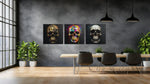 Schedel – Canvas Schilderij als Wanddecoratie
