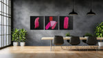 Roze – Canvas Decoratie voor de Wand