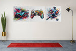 Gamingthema – Vierkant Canvas Kunst voor de Muur
