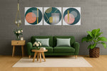 Abstracte Kunst – Vierkant Canvas Kunstwerk voor het Interieur