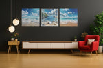 Landschappen – Canvas Wandkunst in Vierkante Uitvoering