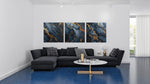 Abstracte Kunst Marmer – Canvas Wanddecoratie in Vierkante Vorm