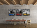 Retro Auto – Vierkante Canvas Wandkunst