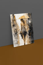 Elegante Vrouw Canvas Schilderij 75x100 cm