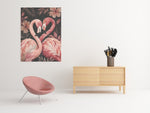 Flamingo Canvas Schilderij 75x100 cm
