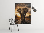 Olifant Canvas Schilderij 75x100 cm