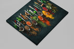 Specerijen Canvas Schilderij 100x75 cm