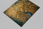 Gouden Levensboom Canvas Schilderij 100x75 cm