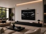 Zwarte BMW Canvas Schilderij 100x75 cm