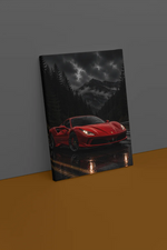 Ferrari Canvas Schilderij 75x100 cm