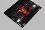 Race Auto Ferrari Canvas Schilderij 100x75 cm