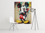 Street Art Cartoon Canvas Schilderij 75x100 cm