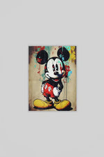 Street Art Cartoon Canvas Schilderij 75x100 cm