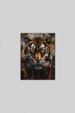 Street Art Tijger Canvas Schilderij 75x100 cm