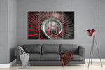 Spiral Stairs 4 Pieces Mega Glass Wall Art (150x92 cm)