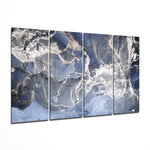 Marble 4 Pieces Mega Glass Wall Art (150x92 cm)
