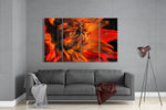 Gerbera Daisy 4 Pieces Mega Glass Wall Art (150x92 cm)
