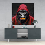Angry Smile Glass Wall Art || Designers Collection | Insigne Art Design