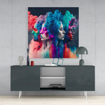 Smoked Thoughts Glass Wall Art || Designer Collection | Insigne Art Design