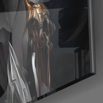 Proud Savanna Lion Glass Wall Art || Designer Collection