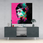 Pop Art Elegant Classic Starlet Glass Wall Art || Designers Collection